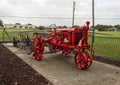 1939 Farmall F20 Tractor exhibit in Frisco, Texas. Royalty Free Stock Photo