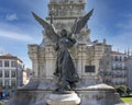 Base of the Monument for Prince Henry the Navigator in Porto, Portugal.