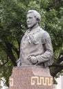 A bronze bust of Prospero Bernardi made by famous sculptor Pompeo Coppini at Fair Park in Dallas, Texas Royalty Free Stock Photo