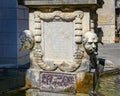 1852 Fountain dedicated to Jean-Louis Cavalier in Gourdon Village, France