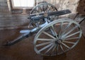 Gatling Gun At The Fort Davis National Historic Site In Fort Davis, Texas.