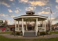 The gazebo in the Downtown Square of the City of Carrollton, Texas.