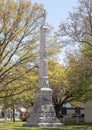 `Confederate Monument 1896` on the grounds of the Grayson County Courthouse in downtown Sherman, Texas.
