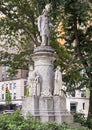 `Giuseppe Verdi Monument` by Italian sculptor Pasquale Civiletti in Verdi Park in New York City. Royalty Free Stock Photo