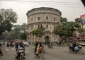 Hang Dau water tower, a special landmark in Hanoi, Vietnam