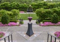 Infinity III Wind Harp by Ross Barrable in the Women`s Garden, Dallas Arboretum and Botanical Garden