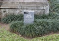 Information stone for Khue Van Pavilion, second courtyard, Temple of Literature, Hanoi, Vietnam