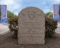 Memorial to the signers of the Texas Declaration of Independence at Fair Park in Dallas, Texas.