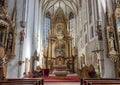 Interior Saint Vitus Cathedral, Cesky Krumlov, Czech Republic