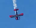 Jeremy Holt piloting his Pegasus Pitts Model 12 acrobatic biplane in the airshow July 4th at Grand Lake, Oklahoma.