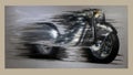 The Killer by artist Chris White on display in the Haas Moto Museum and Sculpture Gallery in Dallas. Royalty Free Stock Photo