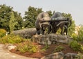 Bronze Logging Legacy Memorial Statue, Enumclaw, Washington