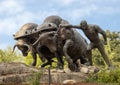 Bronze Logging Legacy Memorial Statue, Enumclaw, Washington