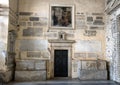 Left end of the narthex of the Basilica of Santa Maria in Trastevere