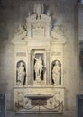 Marble Altar of Liberty by Giambologna in 1579 in the Lucca Cathedral in Lucca, Italy. Royalty Free Stock Photo