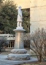 Statue Jefferson Davis, The Confederate War Memorial in Dallas, Texas Royalty Free Stock Photo