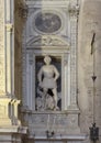 Saint George by Ottaviano Lazzerini in the main altar of the Church of San Biagio in Montepulciano, Italy.