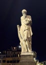 Winter by Taddeo Landini, one of four ornamental statues of the Seasons on the Holy Trinity Bridge in Florence.