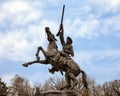 `Buffalo Bill` by Leonard McMurry atop Persimmon Hill outside the National Cowboy and Western Heritage Museum in Oklahoma City.