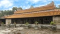 The Minh Khiem Chamber in the palace complex adjoining Hoa Khiem Palace in the Tu Duc Royal Tomb complex, Hue, Vietnamn Royalty Free Stock Photo