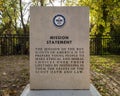 Boy Scouts Mission Statement, John D. Murchison Scouting Center in Dallas, Texas.