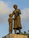 Monument honoring Professor Maria Amelia Wilkes Cesena in Cabo San Lucas.