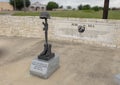 Monument for POW MIA in the Veteran`s Memorial Park, Ennis, Texas Royalty Free Stock Photo