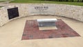 Monument for soldiers who died in the Korean War in the Veteran`s Memorial Park, Ennis, Texas Royalty Free Stock Photo