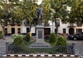 Statue of Don Juan in the Plaza de los Refinadores in Serville, Spain. Royalty Free Stock Photo