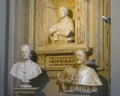 Monument to French bishop Henri-Louis Chapon inside the Nice Cathedral, Roman Catholic Church, seat of the Diocese of Nice