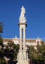 Monument to the Immaculate Conception in the Plaza Del Triunfo in Seville, Spain.