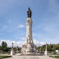 A monument to the Marquis of Pombal, governor of Lisbon between 1750 and 1777.