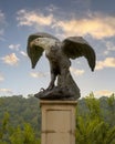 Bronze sculpture titled Eagle by Mike Sughroue in Tulsa, Oklahoma.