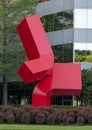 `Upbeat` by Clement Meadmore in Addison, Texas.