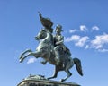 Statue of Archduke Charles on the Heldensplatz in Vienna, Austria Royalty Free Stock Photo