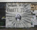 Mural celebrating the life of Emmett Till in West Dallas by unidentified artist.