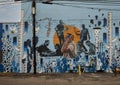 Mural featuring Chadwick Murray by Haylee Ryan Yale in Deep Ellum, Texas.