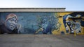 Mural featuring Erykah Badu and Bessie Smith by Dan Colcer in Deep Ellum, Texas.