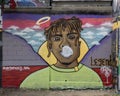 Mural honoring four year-old Legend M. Taliferro who was tragically killed by in a shooting in Kansas City. Royalty Free Stock Photo