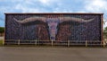 Longhorn Steer Mural by Eric Karbeling for the Wild West Muralfest in Dallas, Texas.