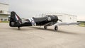 North American Aviation T-6 Texan at South Grand Lake Regional Airport, Oklahoma, on July 4th, 2023.