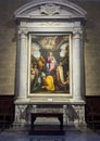 Adoration of the Magi by Federico Zuccari in 1595 in Lucca Cathedral, Italy. Royalty Free Stock Photo