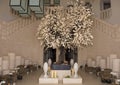 Olive tree with leaves made by book pages, Borgo Egnazia Resort