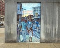 Unifying the Cultures of Neighborhood in Philadelphia, mural by Joseph and Gabriele Tiberino