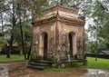 Small pavilion beside the seven story Phuoc Duyen tower in the Thien Mu Pagoda, Hue, Vietnam