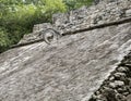 Small ballfield in the COBA Zona Arqueologica Royalty Free Stock Photo