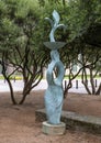 `Three Muses of Frisco` by Michael Pavlovsky in 2009, part of the public art collection of the City of Frisco, Texas