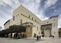 The Orsini Palace in the center of Pitigliano, Tuscany, Italy. Royalty Free Stock Photo