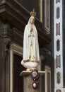 Our Lady of Fatima statue in San Gaetano in Florence, Italy.