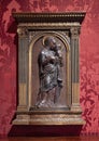 Standing Madonna and Child by a Follower of Donatello on display in The Morgan Library and Museum in New York City. Royalty Free Stock Photo